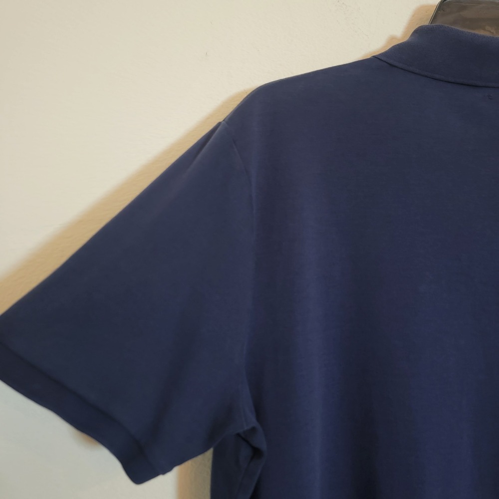 Polo Ralph Lauren Blue Collared Polo Shirt Golf Casual Large Classic Flesh Pony - Picture 11 of 15